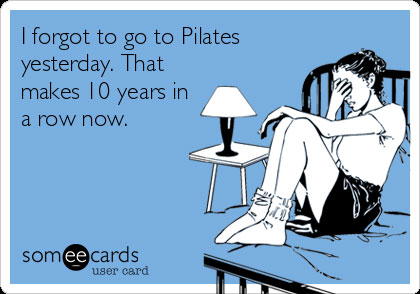 forgot pilates